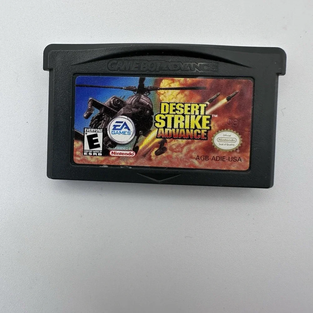Desert Strike Advance Nintendo Game Boy Advance GBA EA Games AGB-ADIE-USA